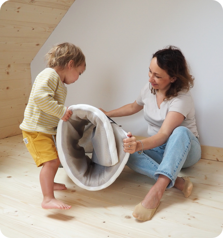 Materac do łóżeczka turystycznego 120x60 FizjoMAX Mama Fizjoterapeuta