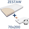  ZESTAW - Materac FizjoMAX Junior 70x200 + Ochraniacz AIR PROTECT