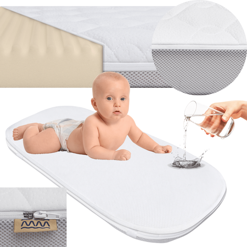 KIT - PhysioMAX First Hug cradle mattress Chicco Baby Hug 72x33 + AIR PROTECT protector