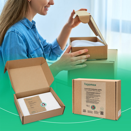 Prześcieradło do łóżka 80x180 / 80x190 / 80x200 bambusowe z gumką Poleca Mama Fizjoterapeuta