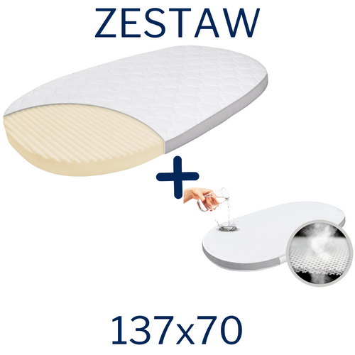 ZESTAW - Materac do Stokke Sleepi V3 137x70 + Ochraniacz AIR PROTECT