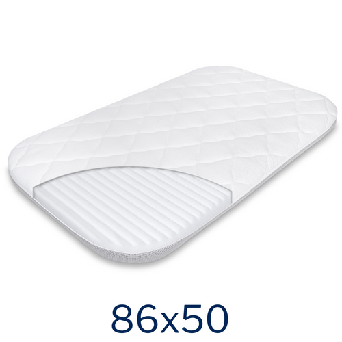 Materac do dostawki Momi Smart Bed oraz Lionelo Theo/ Timon 86x50 Piankowy