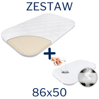 KIT - PhysioMAX First mattress for Momi Smart Bed 86x50 + AIR PROTECT protector