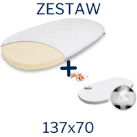 KIT - Stokke Sleepi V3 137x70 mattress + AIR PROTECT protector