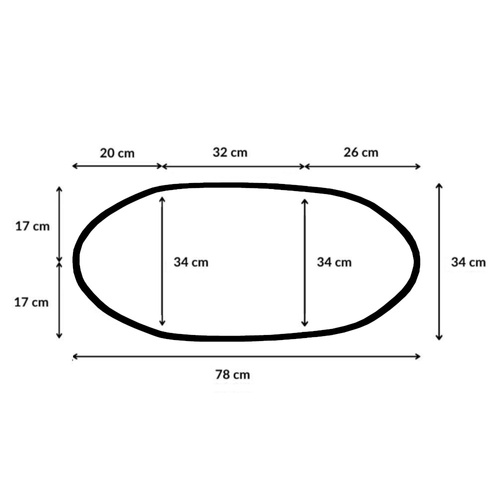 Stroller gondola mattress 78x34 Foam mattress