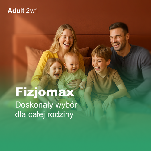 Materac 80x200 Fizjomax® Adult Poleca Mama Fizjoterapeuta