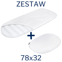 KIT - 78x32 gondola mattress + Crib wedge