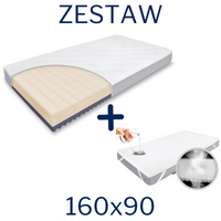 KIT - Mattress FizjoMAX Junior 160x90 + AIR PROTECT protector