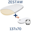 ZESTAW - Materac do Stokke Sleepi V3 137x70 + Ochraniacz AIR PROTECT