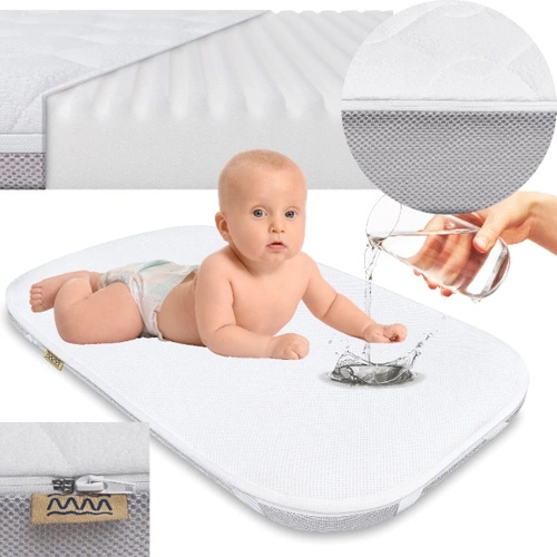 Zestaw - Materac do Kinderkraft Neste up 2 81x46  + 2x Ochraniacz AIR PROTECT