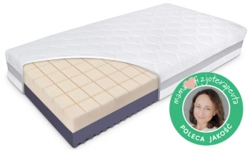 Materac 90x200 Fizjomax® Adult Poleca Mama Fizjoterapeuta