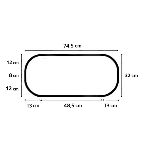 Materac do gondoli 74,5x32 + Klin do Gondoli