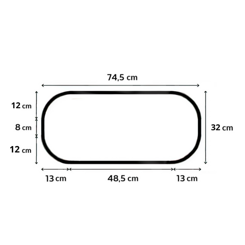 Zestaw - Materac 74,5x32 + 1x Prześcieradło