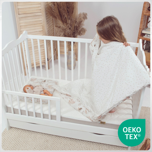 Materac 60x120 do łóżeczka Lateksowy