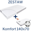  KIT - COMFORT mattress 140x70 + AIR PROTECT protector