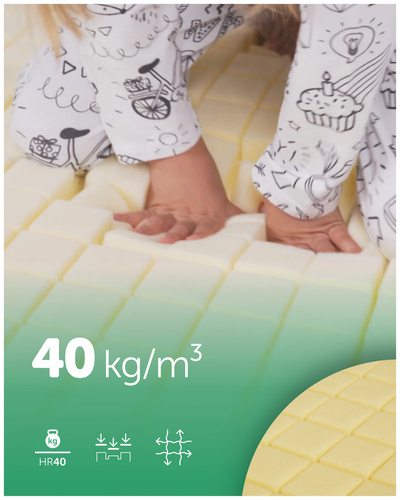 Materac 120x60 Fizjomax® Baby Poleca Mama Fizjoterapeuta