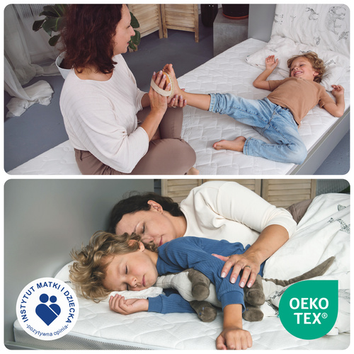 Materac 120x180 FizjoMAX Junior Poleca Mama Fizjoterapeuta