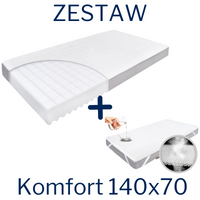 KIT - COMFORT mattress 140x70 + AIR PROTECT protector