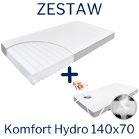 KIT - Comfort Hydro mattress 120x60 + AIR PROTECT protector