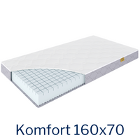 KOMFORT HYDRO 120x60 Foam mattress