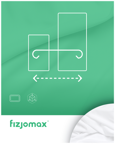 Prześcieradło Fizjomax na łóżko 90x180 Tencel z gumką