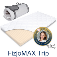 FizjoMAX Trip 120x60 Touring Mattress Recommended by Mom Physiotherapist