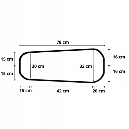 ZESTAW - Materac do gondoli 78x32 + Ochraniacz AIR PROTECT