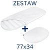 Zestaw - Materac 77x34 + 1x Klin