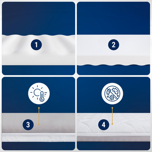 Materac 76x35 do gondoli wózka Piankowy