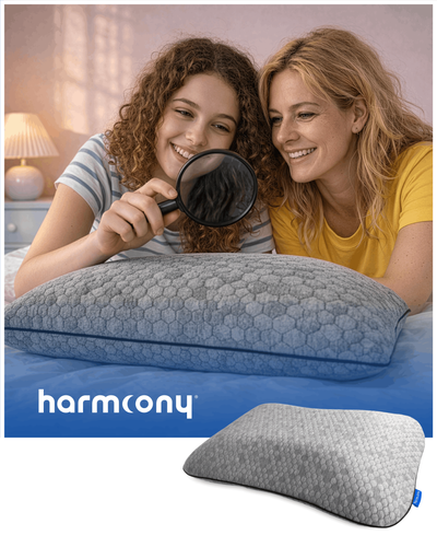 Poduszka do spania Moonlight Harmoony® profilowana termoplastyczna 40x60 cm