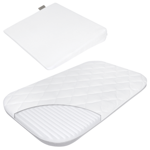 KIT - Lionelo Aurora 76x43 crib mattress + Crib Wedge