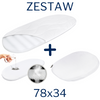 Zestaw - Materac 78x34 + 1x Prześcieradło + 2x Ochraniacz + 1x Klin