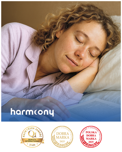 Ochraniacz na materac 90x200x13 Harmoony wodoodporny bambusowy