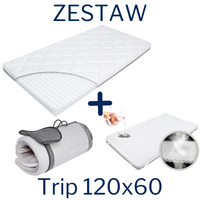 KIT - TRIP 120x60 travel mattress + AIR PROTECT protector