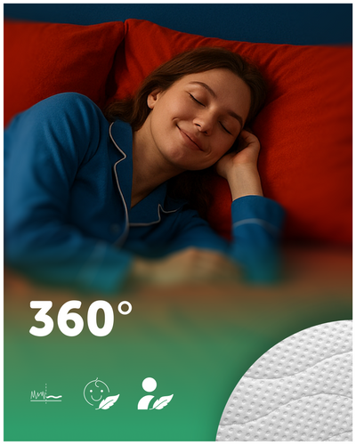 Materac 140x200 Fizjomax® Adult Poleca Mama Fizjoterapeuta