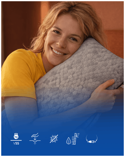 Poduszka do spania Moonlight Harmoony® profilowana termoplastyczna 40x60 cm