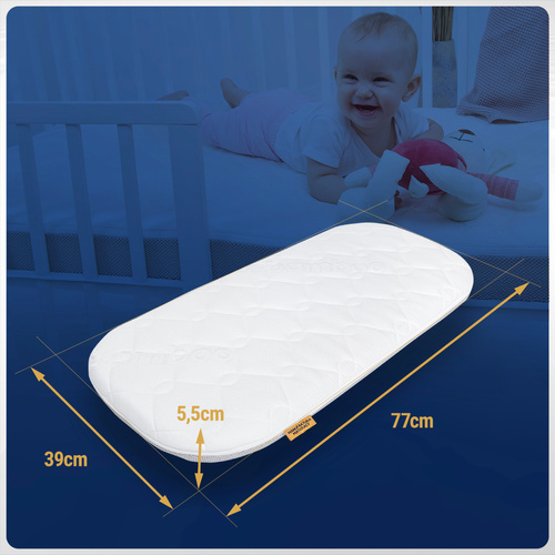 Materac do kołyski Chicco Baby Hug 5w1 77x39 Piankowy