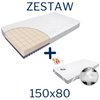  KIT - Mattress FizjoMAX Junior 160x80 + AIR PROTECT protector