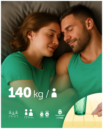 Materac 180x200 Fizjomax® Adult Poleca Mama Fizjoterapeuta