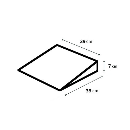 Anti-reflux Cradle Wedge 38x39x7