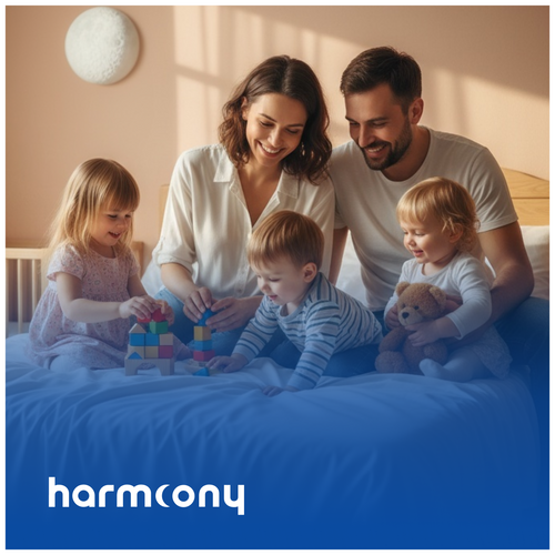 Prześcieradło Harmoony do łóżka 80x190 bawełniane z gumką