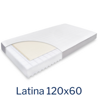 Materac 120x60 LATINA Lateksowy