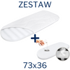 Zestaw - Materac 73x36 + 2x Prześcieradło + 1x Ochraniacz