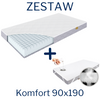 Materac KOMFORT 90x190 + Ochraniacz AIR PROTECT