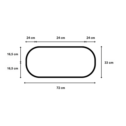 Stroller gondola mattress 72x33 Foam mattress