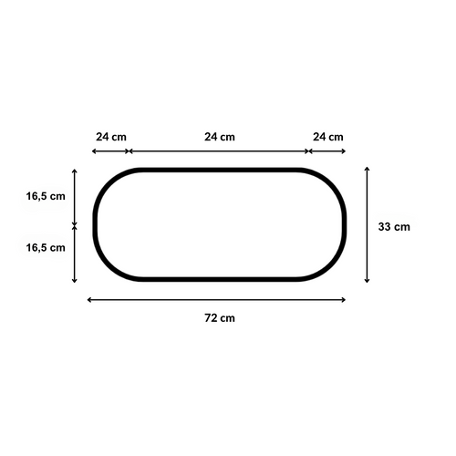 ZESTAW - Materac do gondoli 72x33 + Ochraniacz AIR PROTECT