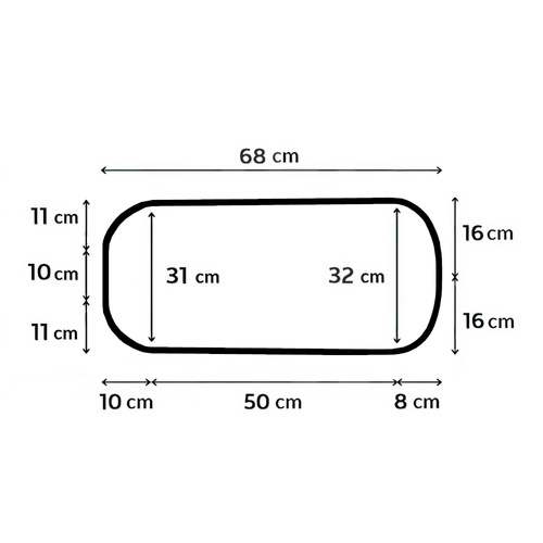 Zestaw - Materac 68x32 + 2x Prześcieradło