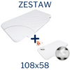  ZESTAW - Materac do Chicco Next2Me Forever 108x58 + Ochraniacz AIR PROTECT