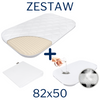 KIT - PhysioMAX First mattress for Chicco Next2Me Magic/ Dream/ Essential 82x50 Foam mattress + AIR PROTECT