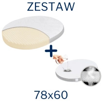 Materac do kołyski Stokke Sleepi Mini V3 78x60 wysokoelastyczny